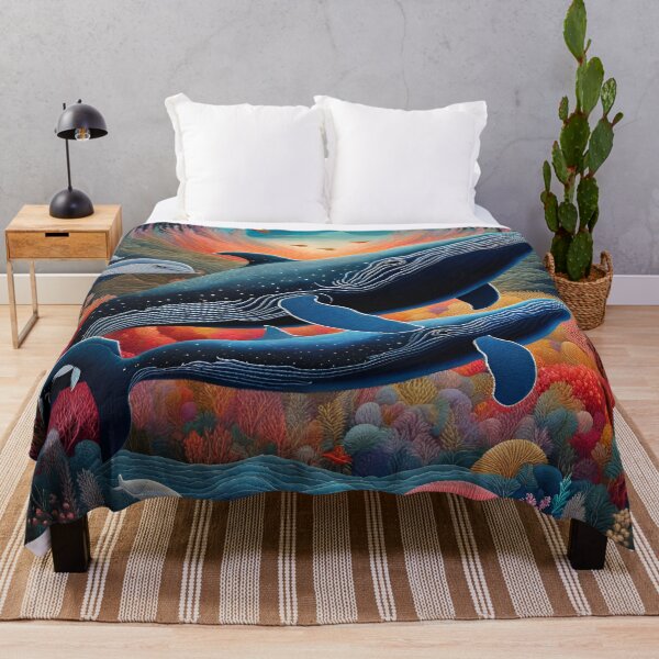 Item preview, Embroidery Art - Whales designed and sold by TWNightingale.