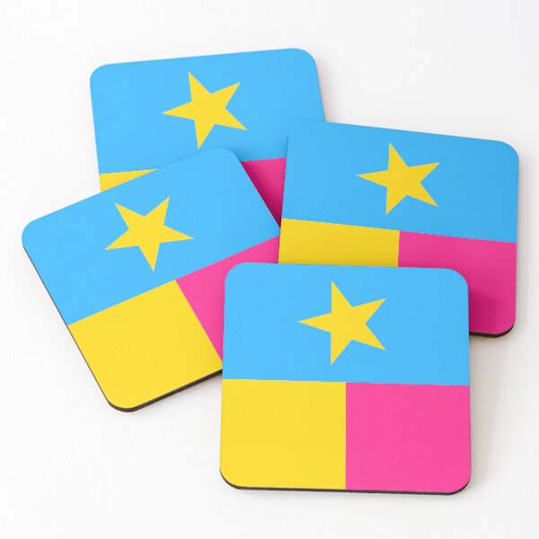 Artikelvorschau, Vertikale pansexuelle Pride-Flagge des Staates Texas entworfen und verkauft von WokeBespoke.