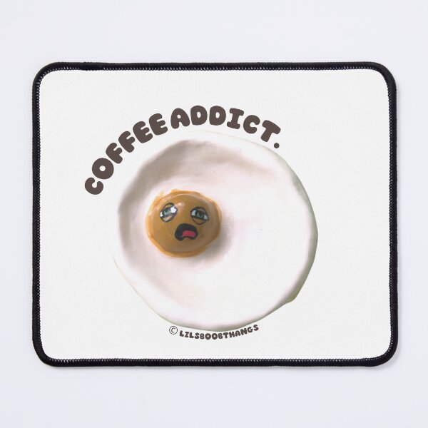 Item preview, Coffee addict, egg art, egg dude, v5 | @lilsboobthangs © designed and sold by lilsboobthangs.