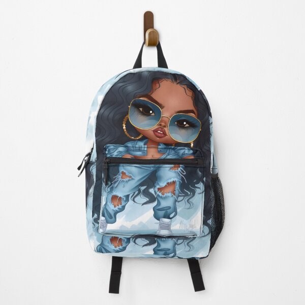 Item preview, Sassy Black Girl Magic in Blue Jean Fashion designed and sold by YemayaPrints.