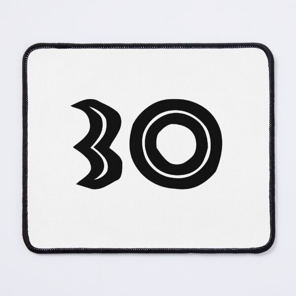 Item preview, 30, thirty, black, tribal, african designed and sold by Numbers-Art.