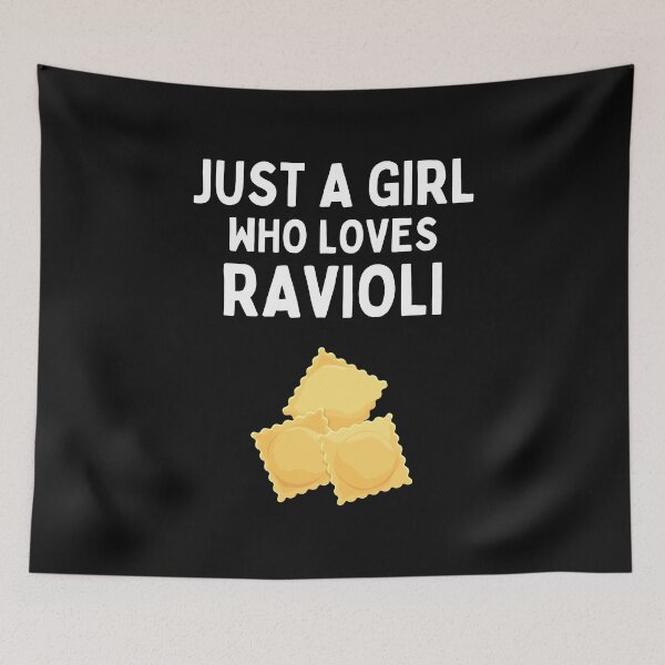 Item preview, Just A Girl Who Loves Ravioli Funny Ravioli Lover Gift designed and sold by lou731.