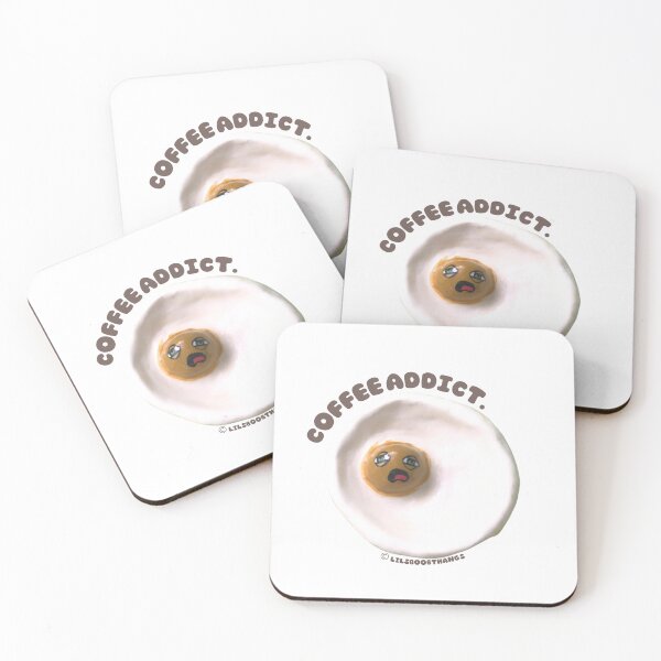 Item preview, Coffee addict, egg art, egg dude, v7 | @lilsboobthangs © designed and sold by lilsboobthangs.