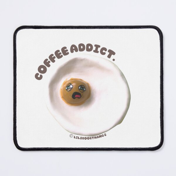 Item preview, Coffee addict, egg art, egg dude, v7 | @lilsboobthangs © designed and sold by lilsboobthangs.
