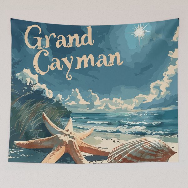 Item preview, Grand Cayman (with White Lettering) designed and sold by VelvetRoom.