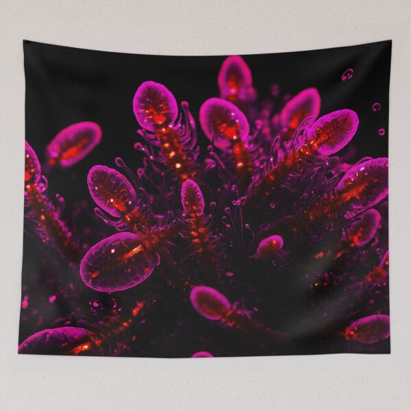Item preview, Dark Pink Plankton Sea Weed designed and sold by SassyArtistry.