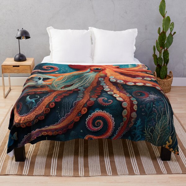 Item preview, Embroidery Art - Octopus designed and sold by TWNightingale.