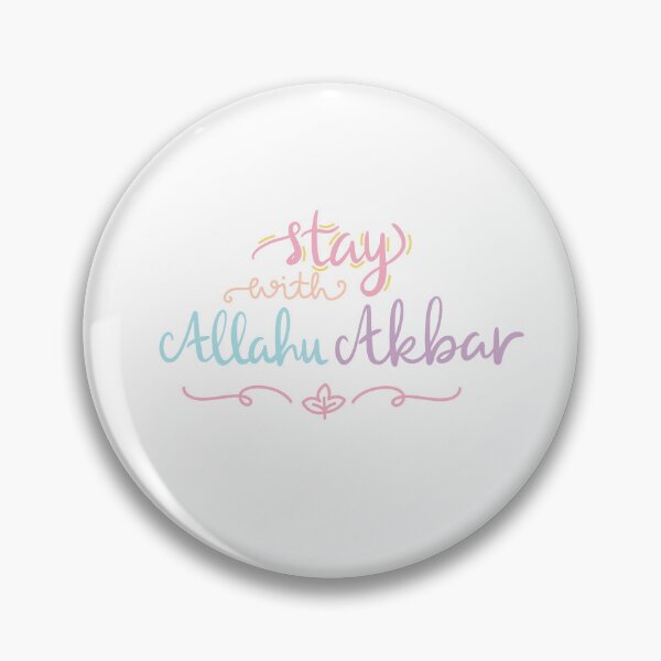 Item preview, Stay with Allahu akbar illustration & islamic design nude colors designed and sold by DamiCrea82.