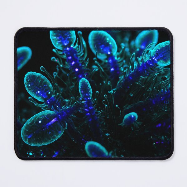 Item preview, Light Blue Ocean Plankton Sea Weed designed and sold by SassyArtistry.