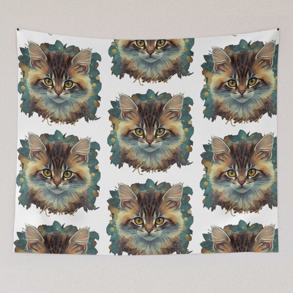 Item preview, Painting Of Rare Wild Cat Kodkod designed and sold by PlanetMarker.