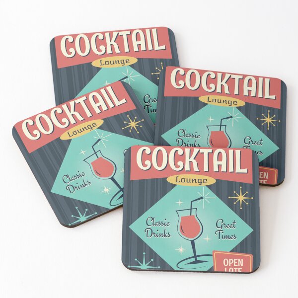 Item preview, Cocktail Lounge Sign Open Lat designed and sold by deboreySmuth.