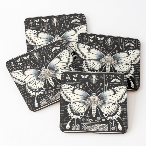 Item preview, Japanese Moth Anatomy Diagram designed and sold by Darbathorn.