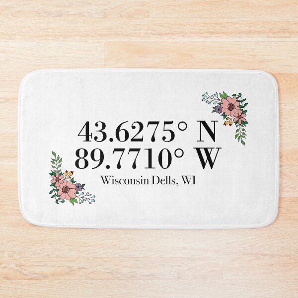 Item preview, Wisconsin Dells, WI Coordinates designed and sold by mynameisliana.
