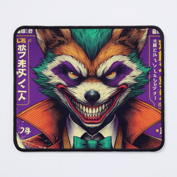 Item preview, Retro Pop Culture Poster Sinister Raccoon designed and sold by IAPICTURE.