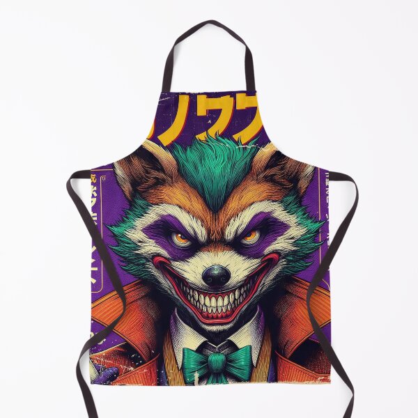 Item preview, Retro Pop Culture Poster Sinister Raccoon designed and sold by IAPICTURE.