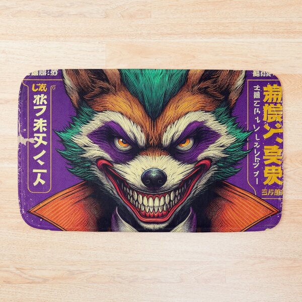 Item preview, Retro Pop Culture Poster Sinister Raccoon designed and sold by IAPICTURE.