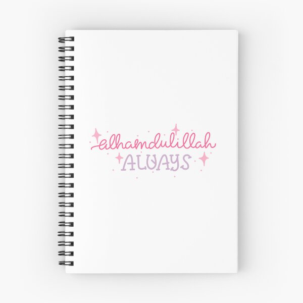 Item preview,  Alhamdu li Allah always illustration & islamic design pink-purple colors designed and sold by DamiCrea82.
