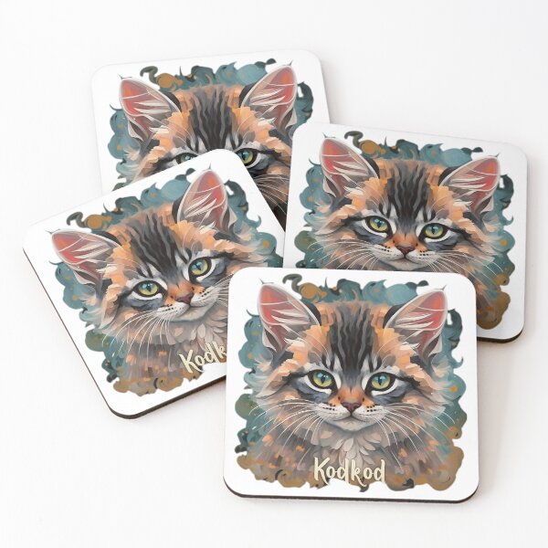 Item preview, Painting Of Rare Wild Cat Kodkod designed and sold by PlanetMarker.