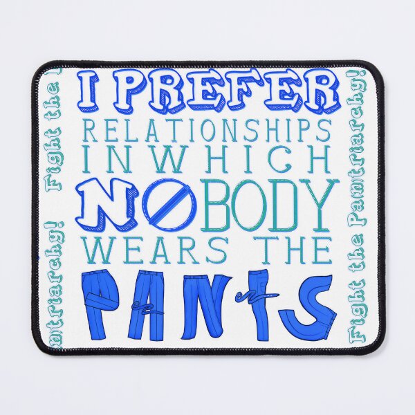 Item preview, I Prefer NO PANTS! ~ Fight the Pa(n)triarchy (Version C: Transparent BG) designed and sold by activartist.