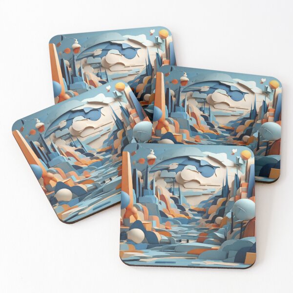 Item preview, Landscape Symphony in Geometric Harmony designed and sold by Zaramodo.