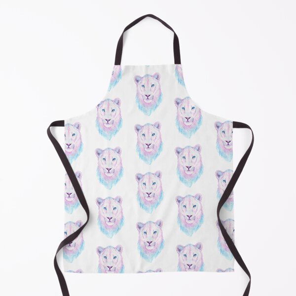 Trans Lion | Trans Pride Watercolor Apron