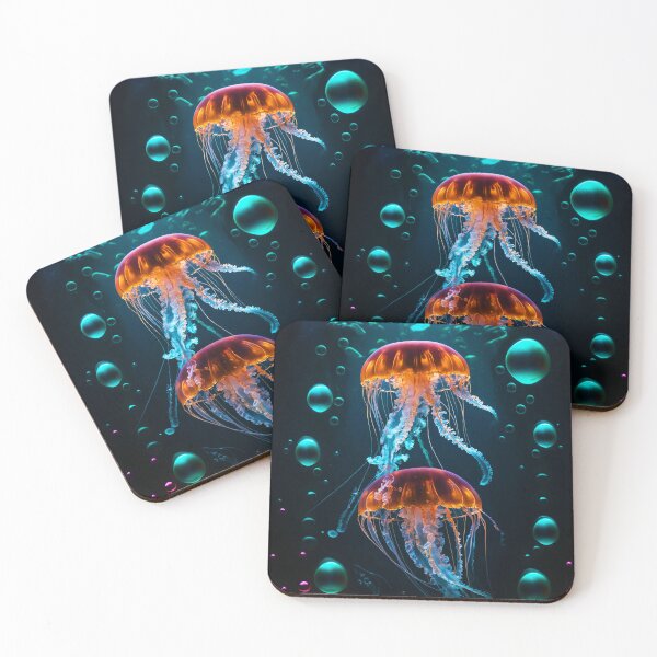 Item preview, Romantic Jellyfish Date designed and sold by SassyArtistry.