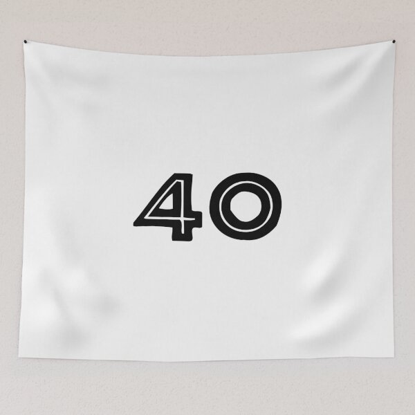 Item preview, 40, forty, black, tribal, african designed and sold by Numbers-Art.