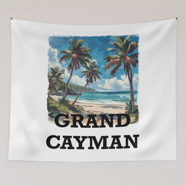 Item preview, Grand Cayman (with Black Lettering) designed and sold by VelvetRoom.
