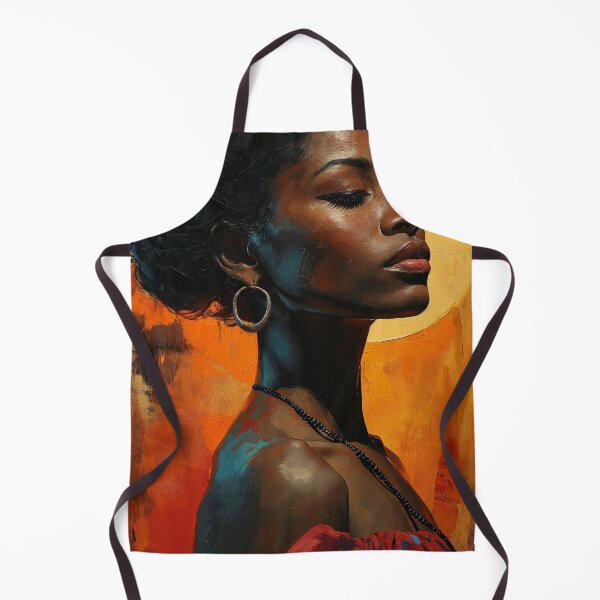 Item preview, Painting a woman african with sun comic book lithograph designed and sold by Rockwpapart.