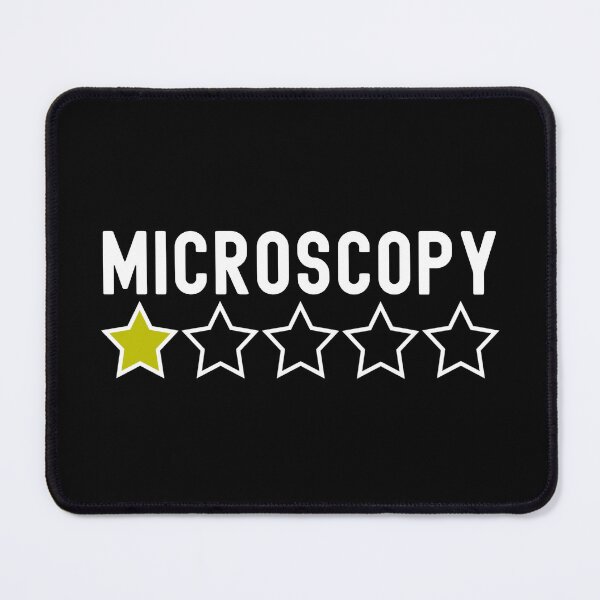 Item preview, Microscopy One Star Rating - Funny Science, Funny Laboratory, Microscope, Microbiology, Molecular Biology, Histology, Cellular Biology designed and sold by jadedscientist.