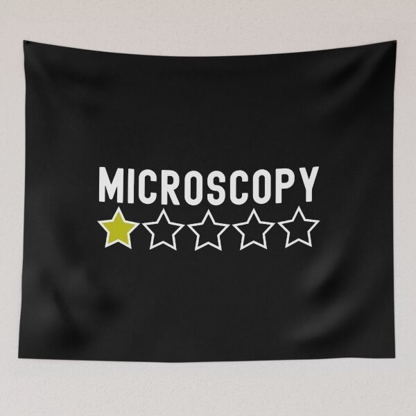 Item preview, Microscopy One Star Rating - Funny Science, Funny Laboratory, Microscope, Microbiology, Molecular Biology, Histology, Cellular Biology designed and sold by jadedscientist.