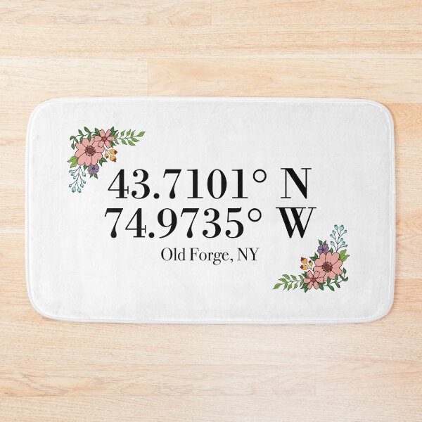 Item preview, Old Forge, NY Coordinates designed and sold by mynameisliana.