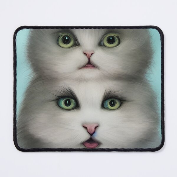 Item preview,  Captivating portrait of two cats' heads designed and sold by Astralia.