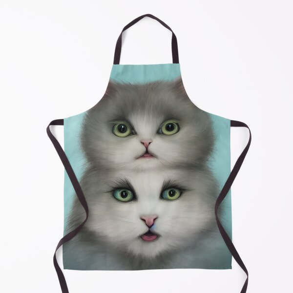 Item preview, Captivating portrait of two cats' heads designed and sold by Astralia.