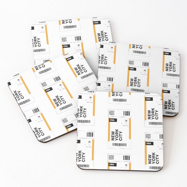 Artikelvorschau, NEW YORK CITY Ticketdesign – Inspiriertes Reiseticket entworfen und verkauft von RM-Journey.