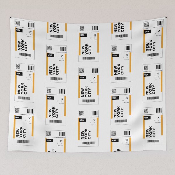 Item preview, NEW YORK CITY Ticket Design - Inspired Travel Ticket  designed and sold by RM-Journey.