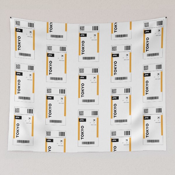 Item preview, TOKYO Ticket Design - Inspired Travel Ticket  designed and sold by RM-Journey.