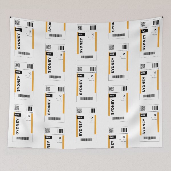 Item preview, SYDNEY Ticket Design - Inspired Travel Ticket  designed and sold by RM-Journey.