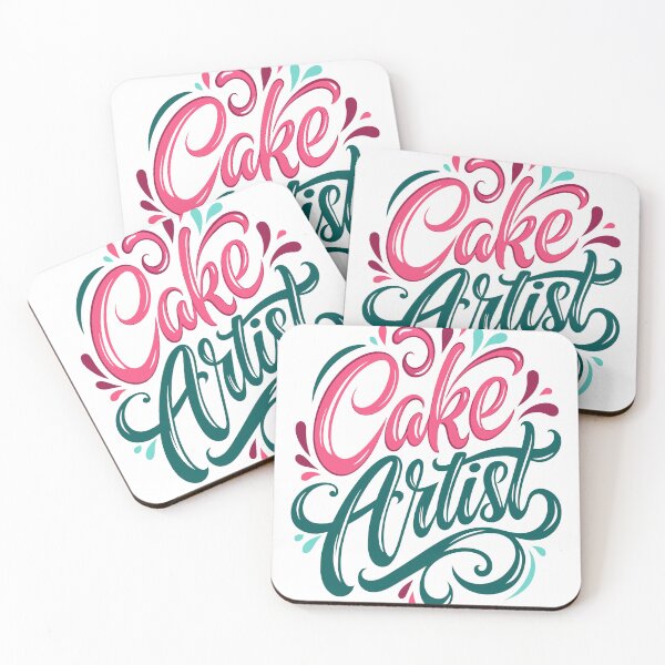 Item preview, "Cake Artist" hand written calligraphy designed and sold by merchtrends-svg.