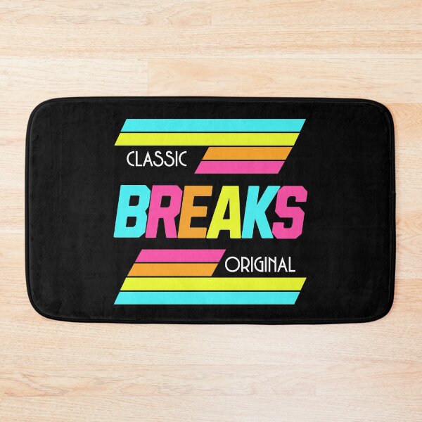 Item preview, BREAKBEAT  - Classic Original Breaks (blue/orange/pink)  designed and sold by Discothreadz.