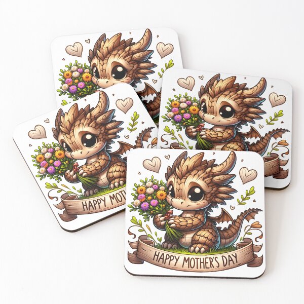 Item preview, Happy Mothers Day Wood Dragon designed and sold by YokujinDesign.