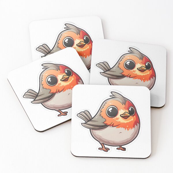 Item preview, Adorable cartoon birdie designed and sold by fractalkuzy.