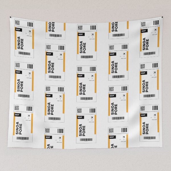 Item preview, SINGAPORE City Ticket Design - Inspired Travel Ticket  designed and sold by RM-Journey.