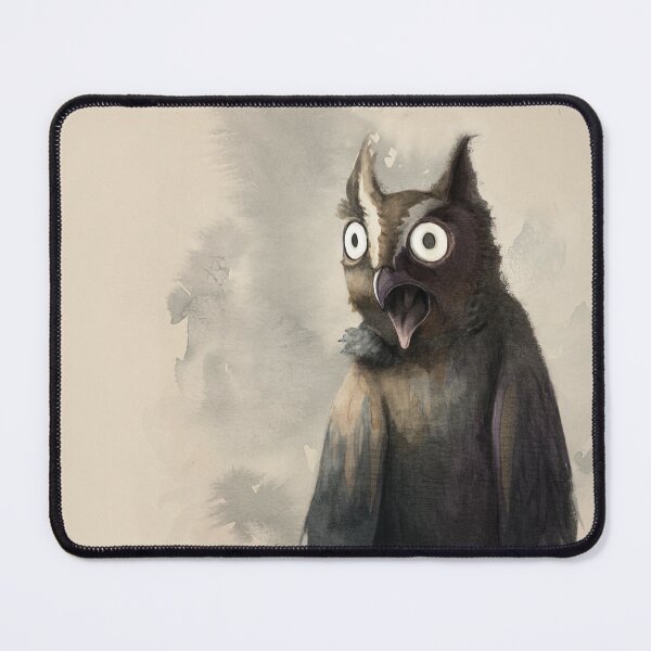 Item preview, Shocked Owl designed and sold by NorthMistStudio.
