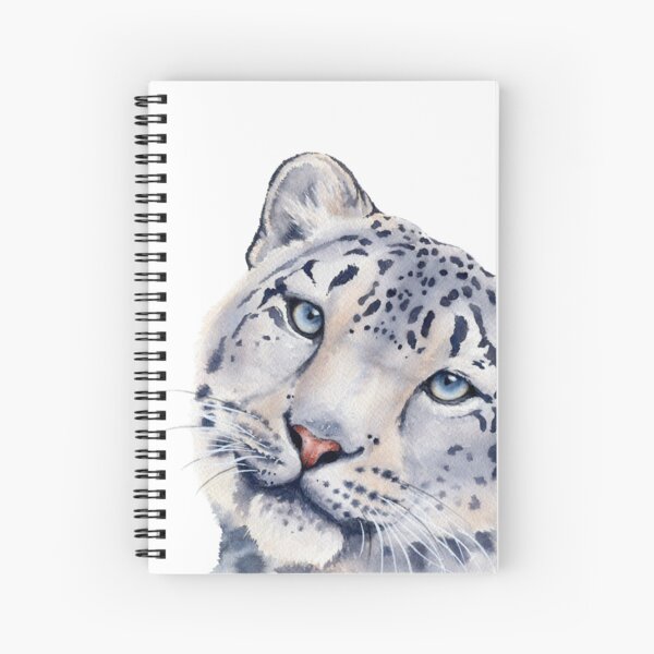 Snow Leopard Spiral Notebook