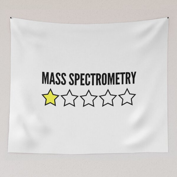Item preview, Mass Spectrometry One Star Rating - Funny Science, Funny Laboratory, Stem, Microbiology, Molecular Biology, Neuroscience, Cellular Biology designed and sold by jadedscientist.