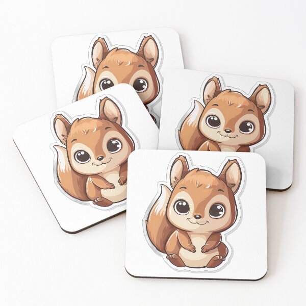 Item preview, Adorable cartoon squirrel designed and sold by fractalkuzy.