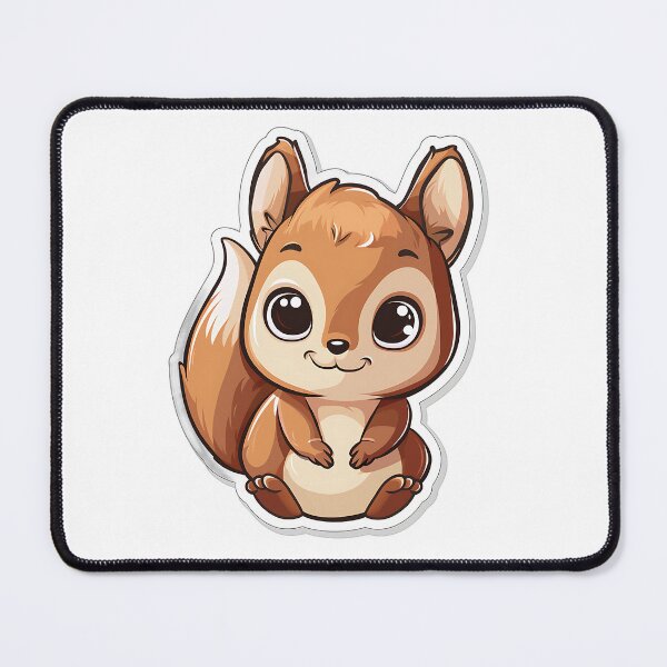 Item preview, Adorable cartoon squirrel designed and sold by fractalkuzy.