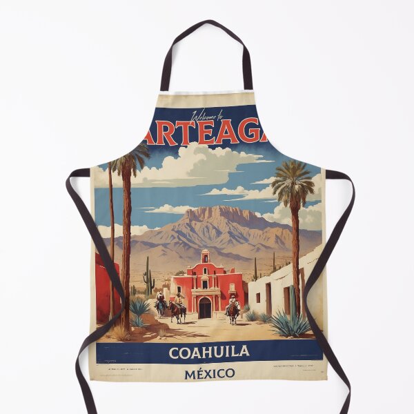 Item preview, Arteaga Coahuila Magic Town Mexico Vintage Travel Tourism Poster  designed and sold by TravelersGems.