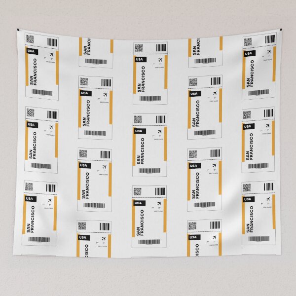 Item preview, SAN FRANCISCO Ticket Design - Inspired Travel Ticket  designed and sold by RM-Journey.